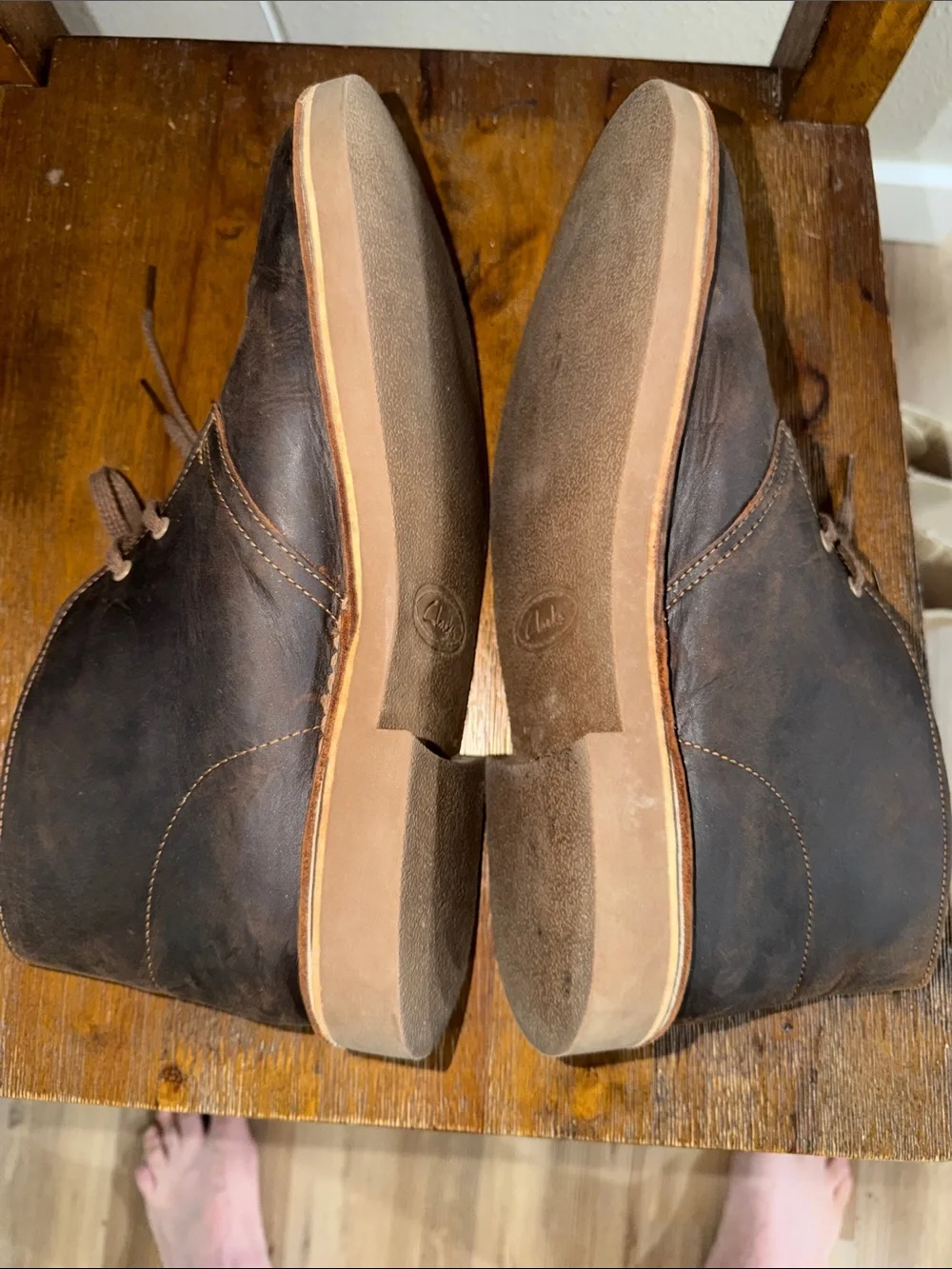 Clarks classic brown